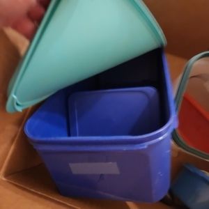 Tupperware photo box or great for recipes or kids card games